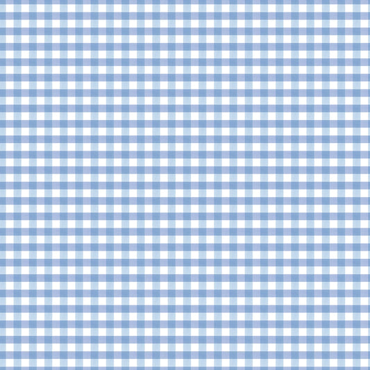 Floral Charms - Gingham Blue