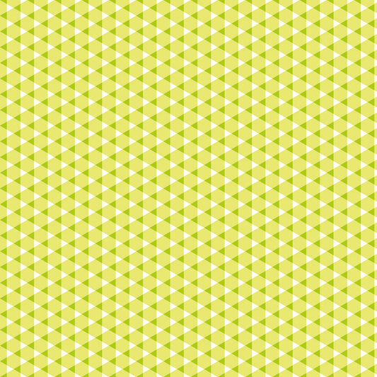 Vibrance - Triangle Gingham Pear