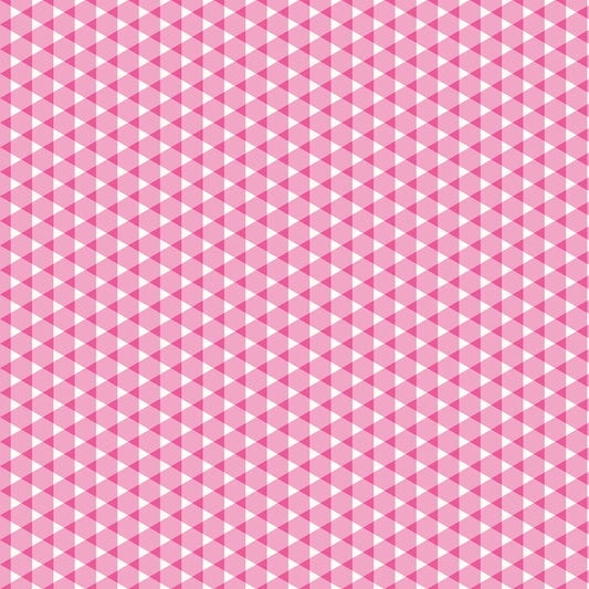 Vibrance - Triangle Gingham Pink
