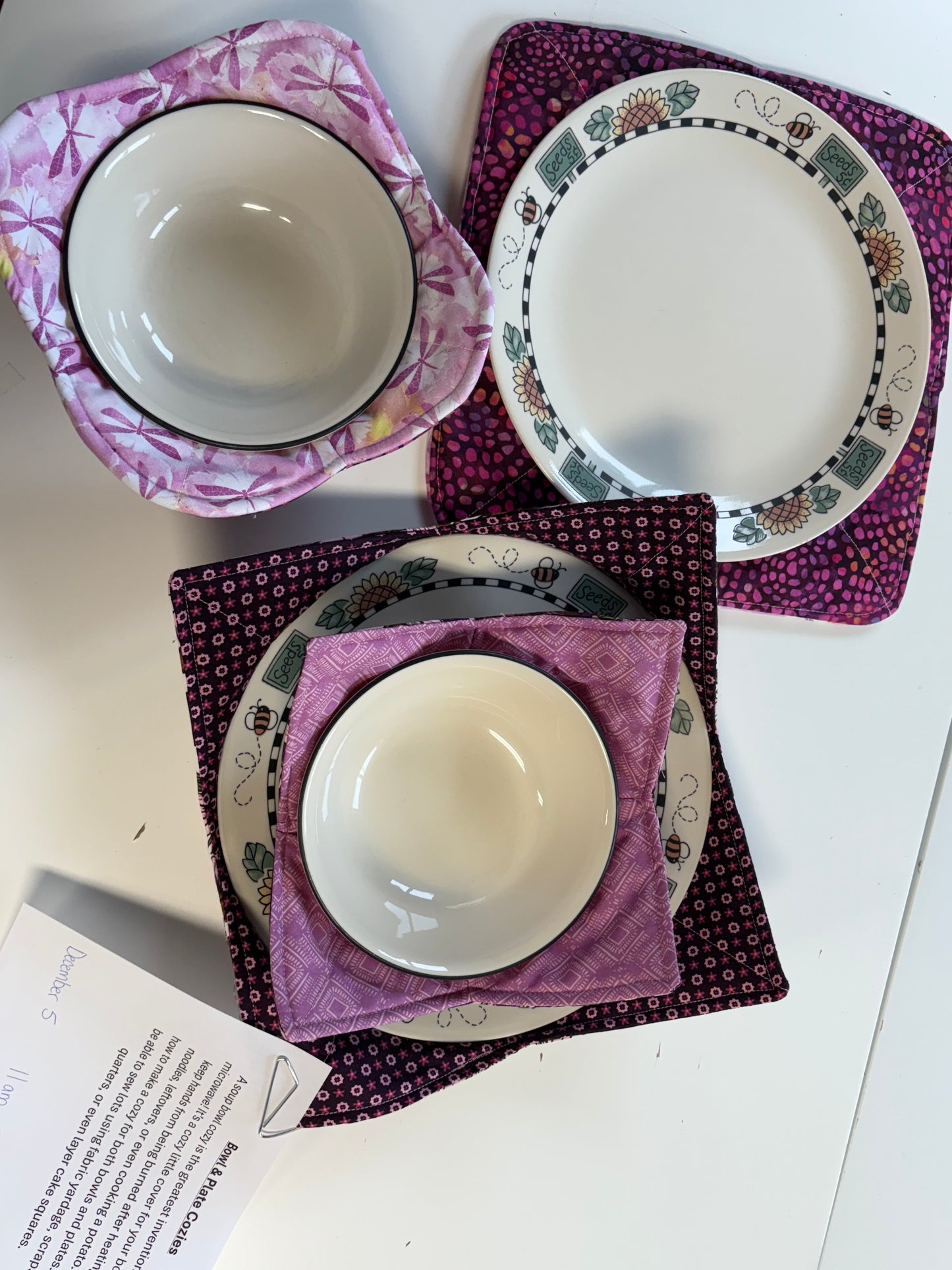 Plate and Bowl Cozies