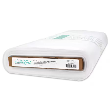 Callie Del , Non-Woven Lightweight Fusible Interfacing 20in