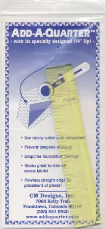 Add A-Quarter Ruler 1 1/2in x 6in