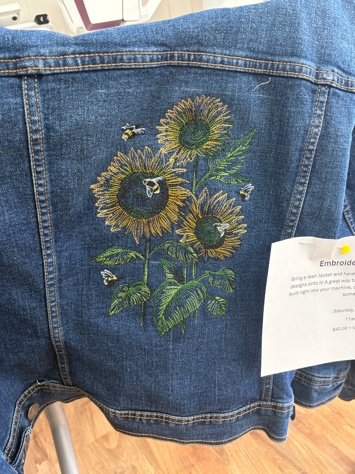 Embroider a Jean Jacket