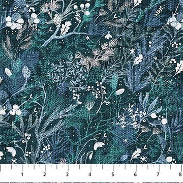 Snow Drift - Foliage Navy