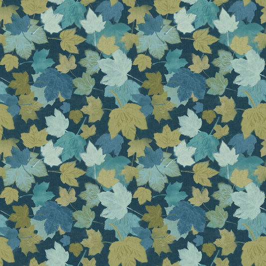Imprint FLANNEL - Maple - Dk Blue Multi