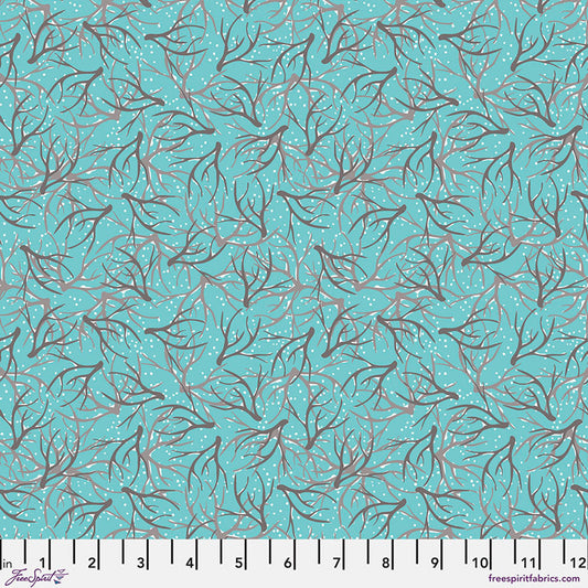 Snowy Weather - Antlers Blue