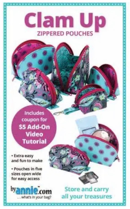 Clam It UP Zipper Pouch CLASS