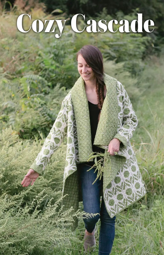 Cozy Cascade - Quilted Cardigan