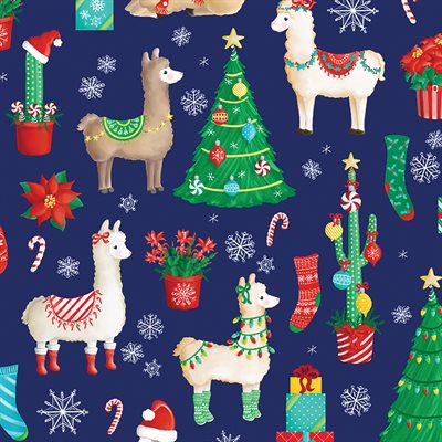 Happy Llamadays Maple Cake