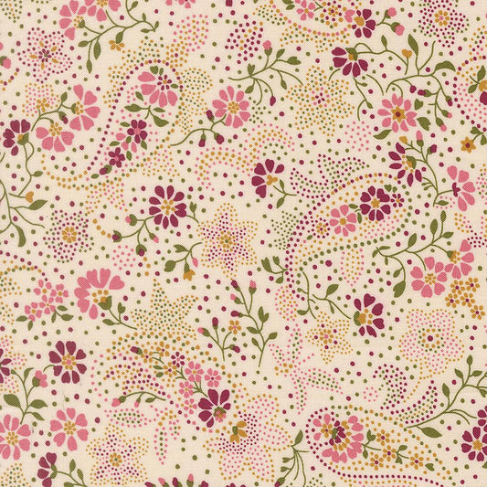 Chelsea Garden - Bohemian Flare Paisley - Porcelaine
