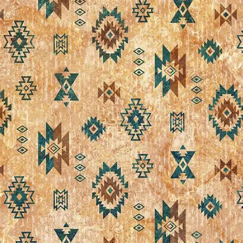Stonehenge Sedona Spirit - Navajo Motifs Light rust
