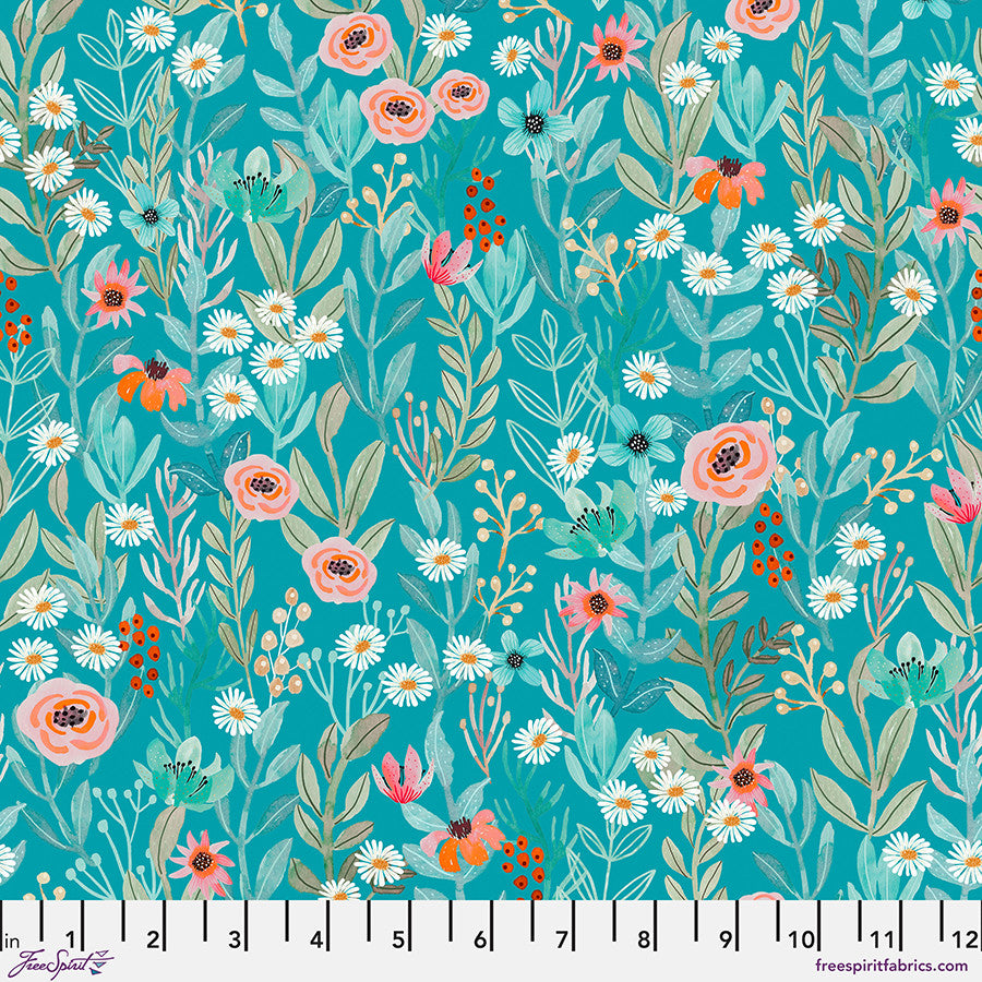 Floral Fiesta - Son Vida Vibrant - Jade