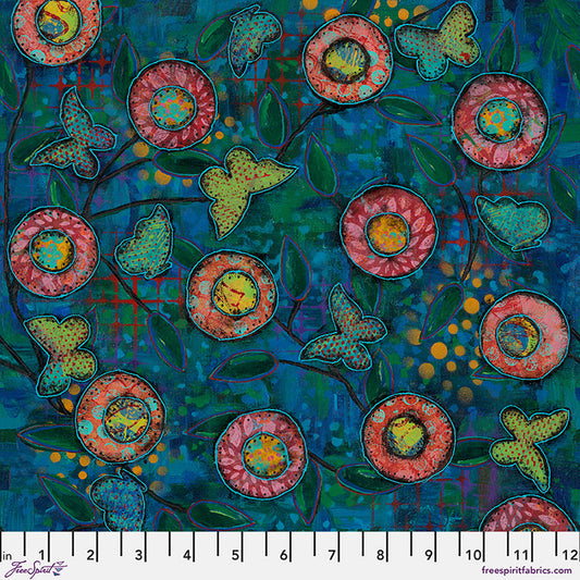 Wings of Wonder - Tapestry - Blue