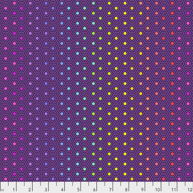 Tula Pink - Hexy Rainbow Starling