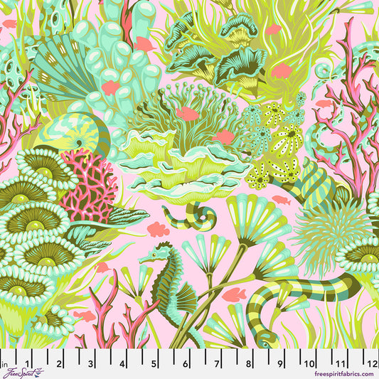 Floral Reef - Reef What You Sew - Coralline