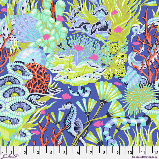 Floral Reef - Reef What You Sew - Marine