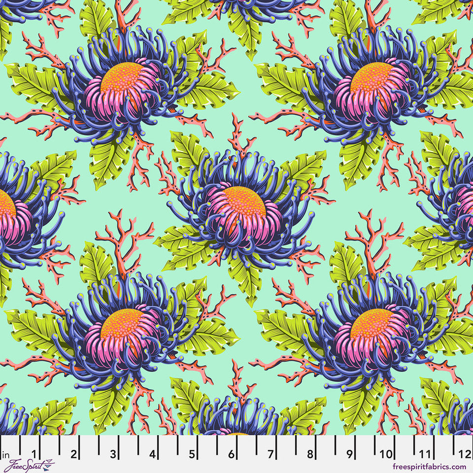 Floral Reef - Friends & Anemones - Seafoam