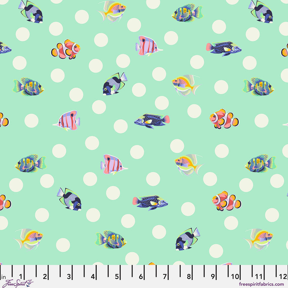 Floral Reef - School Crossing - Seafoam