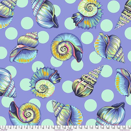 Floral Reef - 108" WIDE Backing Fabric - Big Shelly - Marine