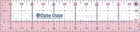 Lori Holt - Cute Cut Ruler Rectangle 1-1/2in x 6-1/2in