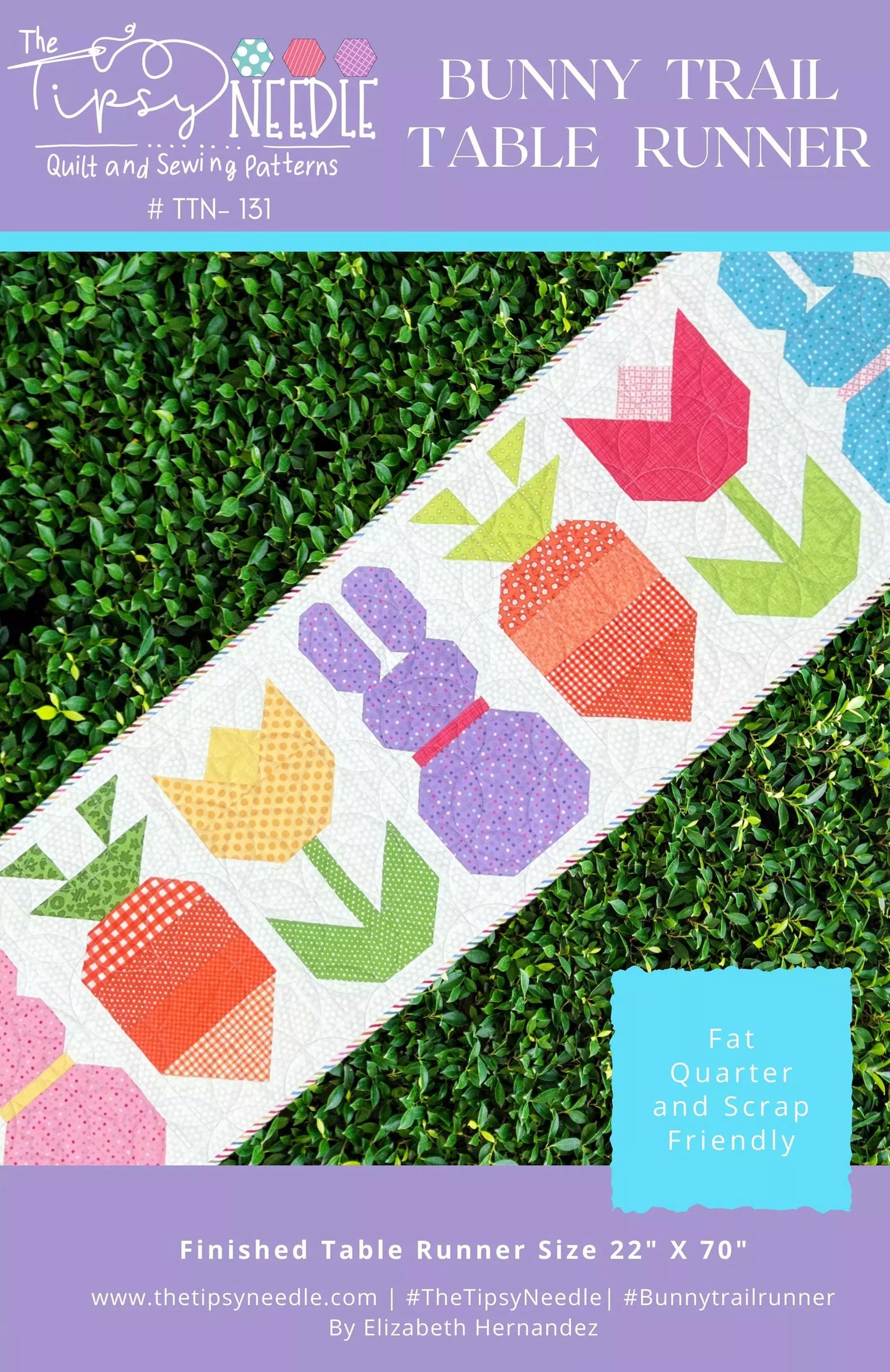 Bunny Trail table Runner pattern