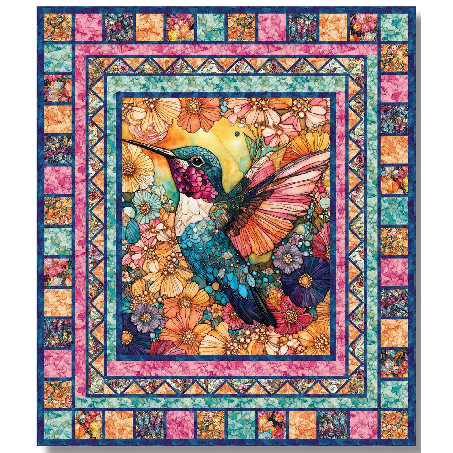 Humming Beauty Quilt Kit