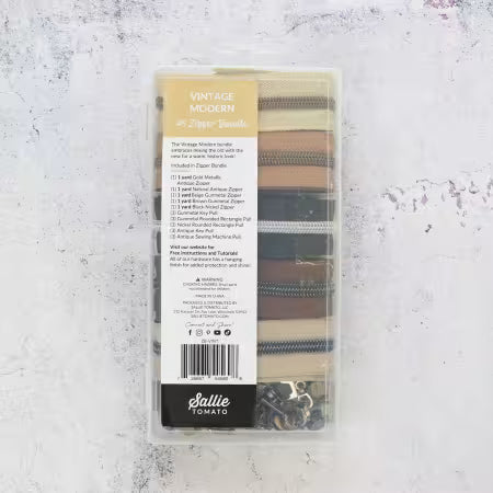 Sallie Tomato - Vintage Modern Zipper Bundle