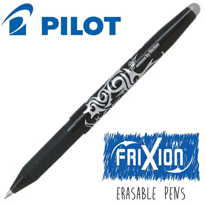 Frixion Heat Erase Pen - BLACK