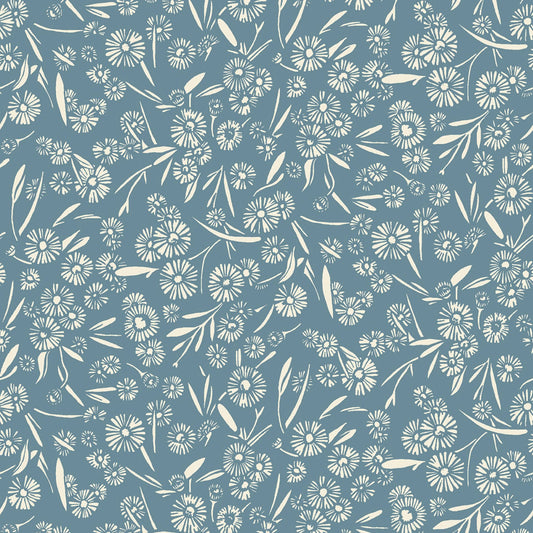 Cottage Flowers - Blue Daisy