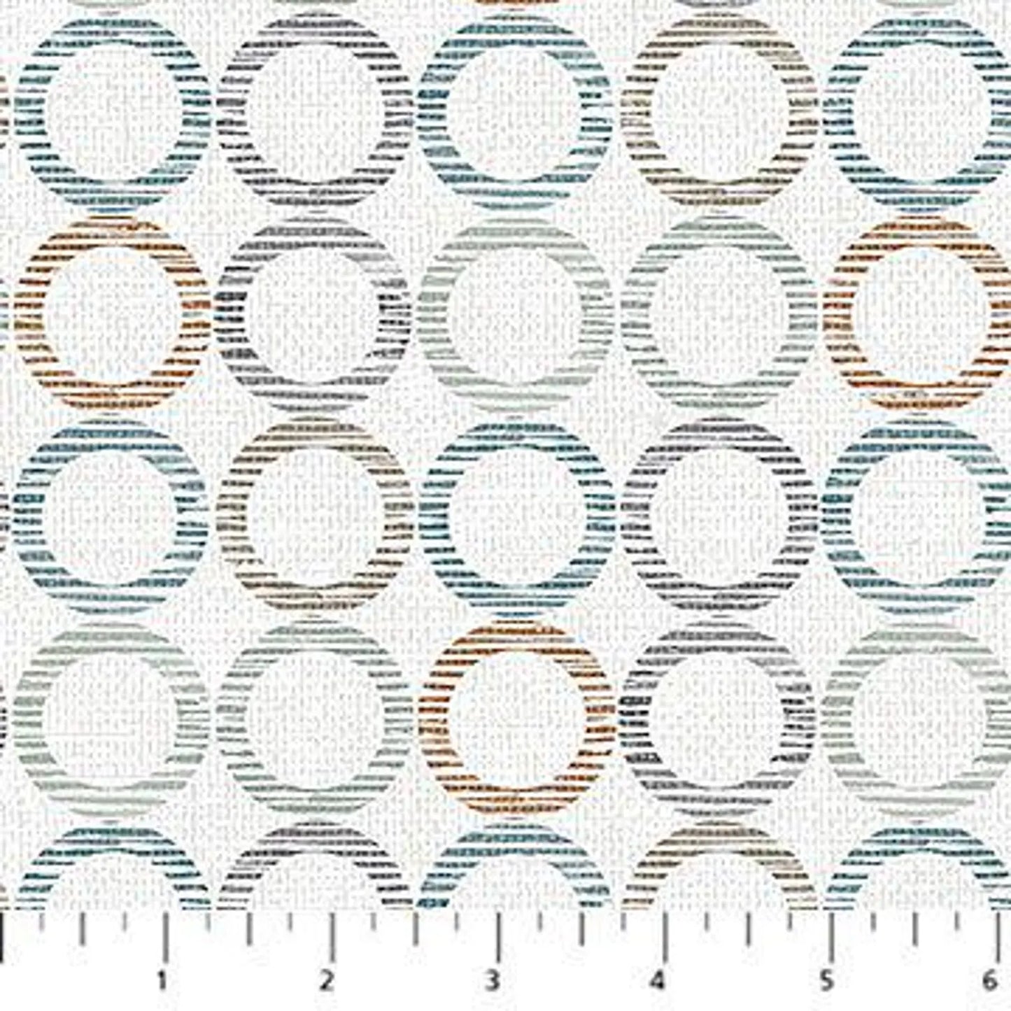 Dots and Dashes - Gray Rust - Flannel