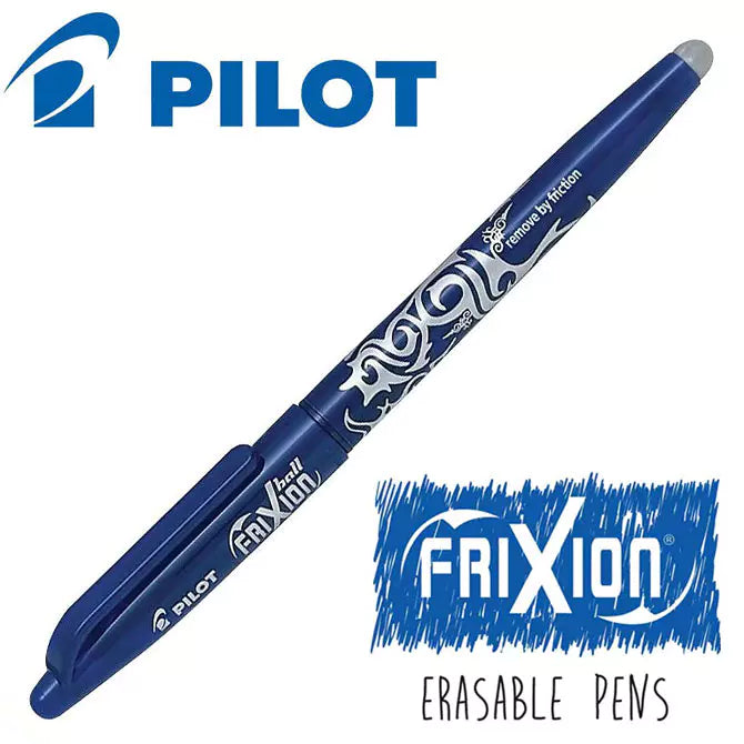 Frixion Clicker Heat Erase Pen - BLUE