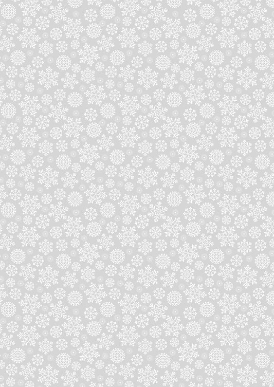 Snowflakes on Grey - Tiny Tonals