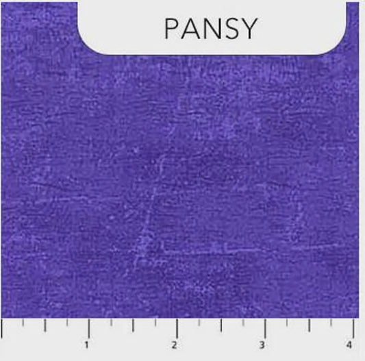 Northcott Canvas - Pansy