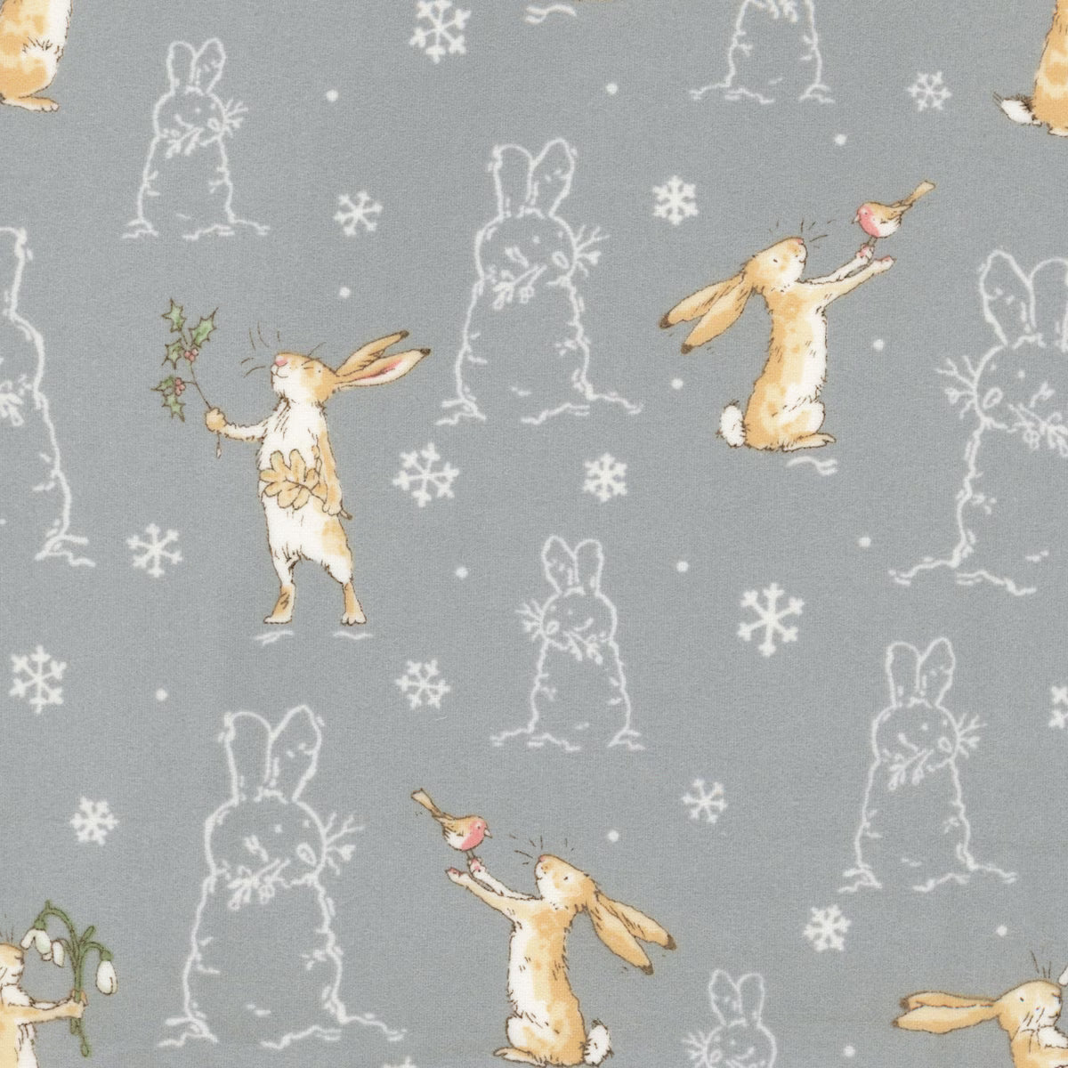 Guess How Much I Love You 2026 FLANNEL - Light Grey
