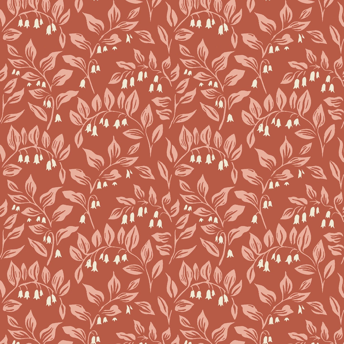 Cottage Flowers - Pink/Red Solomon's Seal