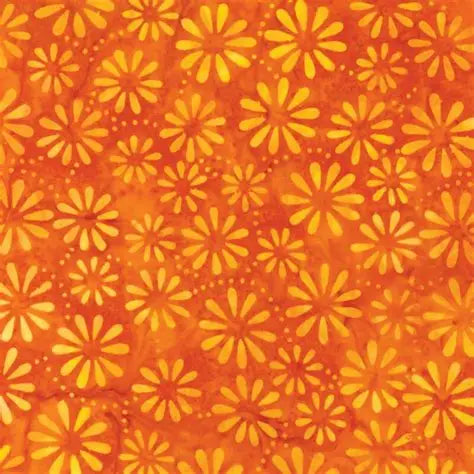 Bali Batik Palettes Summer -  Daisy Tangerine